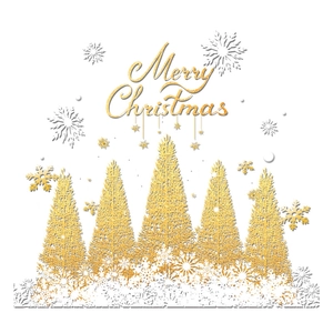 Golden glitter Christmas tree wall stickers with Merry Christmas text for festive window decor