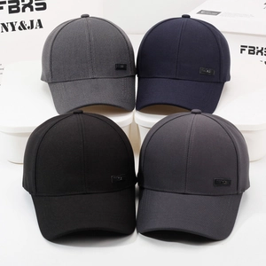 Gorras de béisbol estructuradas para hombre en azul marino, negro, gris y gris oscuro