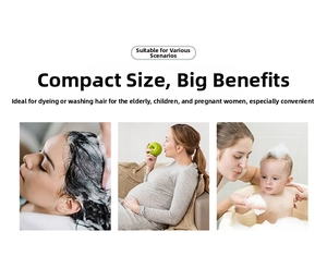 Hair dye bottle for scalp treatment used for elderly, children and pregnant women