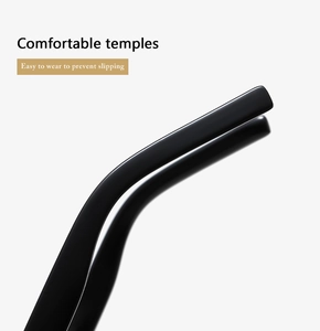 Close-up of ergonomic black sunglasses temples featuring non-slip comfortable design