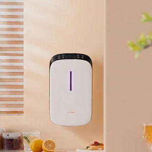 Smart wall-mounted kitchen chopstick sterilizer with LED display and drying function