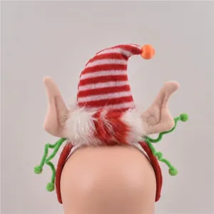 Christmas Holiday Headbands Reindeer Antlers Elf Hat Snowman Rabbit Ear Hair Hoop Festive Costume Accessories For Kids Adults
