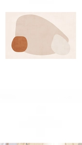 Detail showing easy-clean waterproof surface of abstract geometric entryway floor mat
