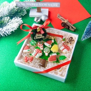 Christmas tree and snowman cookie cutters set for festive holiday baking DIY projects