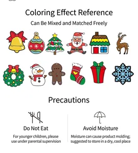 DIY Christmas scratch art kit featuring 12 festive shapes like Santa and Reindeer