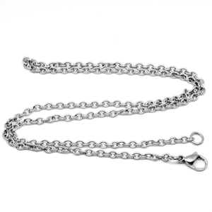 Elegante 925 sterling zilveren kruishanger ketting met een klassieke zilveren O-ketting