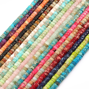 Perline distanziatrici colorate 4x2mm per la creazione di gioielli fai da te e bracciali