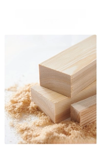 Close-up of natural wood grain and fine texture on an insulated coaster base