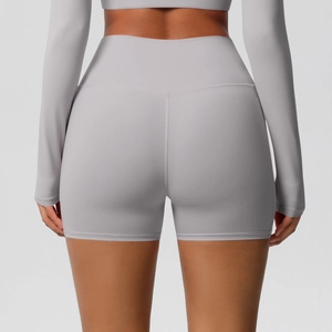 Détail de la taille haute sans couture et couture en V pour un effet galbant dos