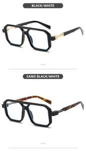 Detail view of double bridge sunglasses with gold and tortoiseshell temples