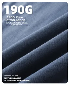 Macro detail of dark blue 190G 100% cotton knitted fabric with fine fiber texture