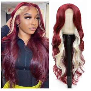 Long Curly Ombre Wig For Women Big Wave Synthetic Heat Resistant Fiber Natural Looking Full Head Hair Cover Daily Party
