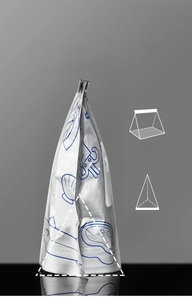 Detail of food-grade aluminum foil bag featuring a wide bottom for stable standing