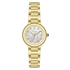 Montre À Quartz Élégante Pour Femmes Bracelet En Métal Alliage Strass Chiffres Romains Étanche Analogue Luxe Mode