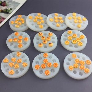 DIY silicone molds set for mini bread, fondant, chocolate and pastry cake decorations