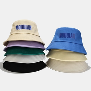 Set di cappelli a secchiello Modular in cotone multicolore per protezione solare all'aperto