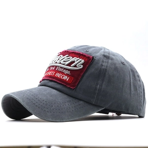 Cappello Da Baseball In Cotone Lavato Vintage Ricamato Regolabile Retro Cappello Da Sole Unisex