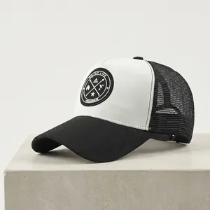 Mesh Trucker Hat Breathable Faux Suede Baseball Cap Adjustable Sun Protection Retro Outdoor For Men Women