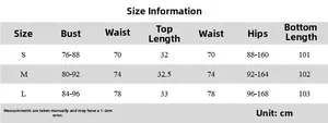 Size chart table with measurements for summer cutout long dress including bust and waist