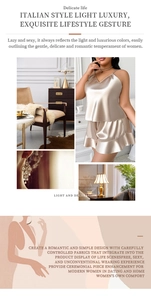 Dettaglio del set da notte in raso champagne con pantaloncini a balze e trama seta