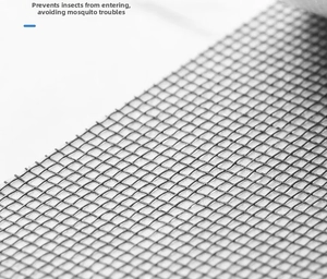 Close-up of high-density mosquito screen mesh tape showing the fine grid texture