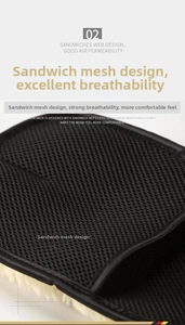 Macro detail of breathable black sandwich mesh fabric on car wash mitt for comfort