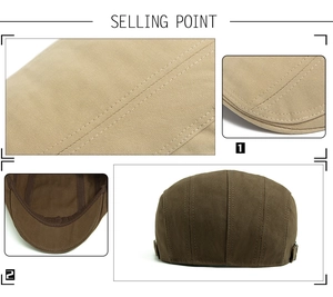 Detailed view of herringbone fabric texture and sweatband on classic newsboy caps