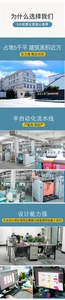 Overview of stationery production line and creative design office for notebooks