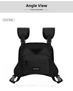 Cooler taktischer Brustbeutel für Herren, multifunktionale Westentasche, Streetwear.