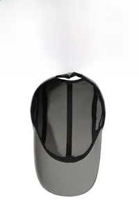 Detail view of quick-dry sports cap interior featuring breathable lining and adjustable strap