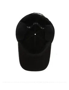 Detail of winter baseball cap interior showing neat stitching and KSA branded sweatband