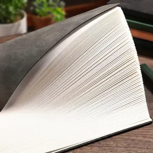 A5 Notebook PU Leather Waterproof Cover Thickened Lined Paper Office Business Journal Planner Professional Writing