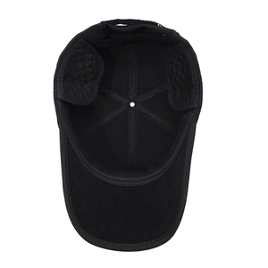 Casquette d'hiver pour hommes avec protège-oreilles pliables et doublure matelassée