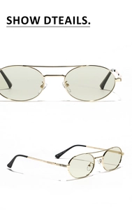 Detailed macro view of vintage metal double bridge glasses with gradient lenses