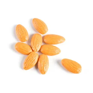 Lifelike artificial almond nuts model for display with realistic texture and 2.2cm size