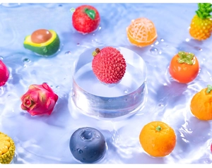 Mini dijes de fruta de resina simulación accesorios DIY para micro paisaje decoración