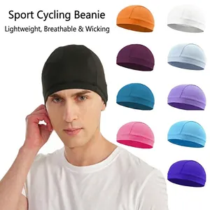 Cycling Cap Mesh Breathable Quick Dry Helmet Liner Skull Cap For Outdoor Sports Running Sun Protection Men Women