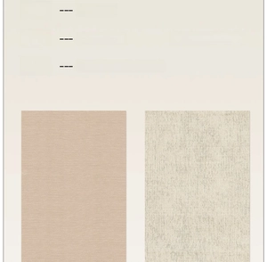 Detailed texture of cream faux cashmere rug showing non-slip cotton and linen backing