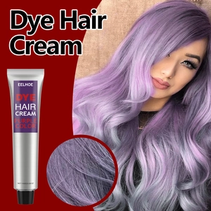 EELHOE lila Haarfärbecreme für eine einfache Anwendung und schöne Haarfarbe zu Hause.