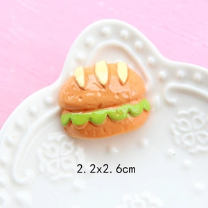 Close-up of resin sandwich miniature for DIY crafts with 2.2x2.6cm size detail