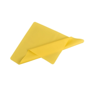 Extra large yellow silicone mat for DIY resin crafts with non-slip matte finish surface