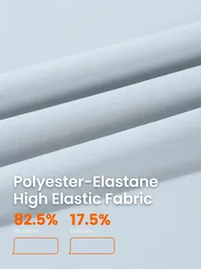 Haut de yoga bleu avec dos papillon en tissu extensible 82,5% polyester et 17,5% élasthanne