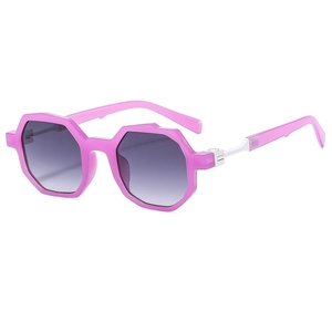 Retro Polygon Sonnenbrille UV400 Schutz Kleine Unregelmäßige Geometrische Rahmen Modische Brille Damen Herren Outdoor Streetwear