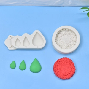 Silikonform-Set für Sonnenblumenkern-Design zum Basteln von Kerzen und Seifen