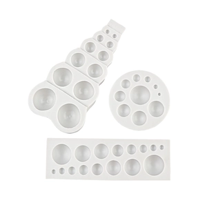 Set de moules en silicone demi-sphère pour décoration de gâteaux et fondant DIY