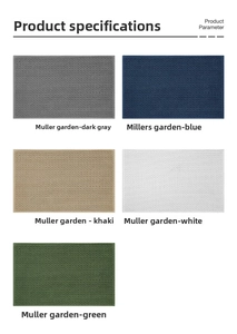 Thick chenille bath mats in grey, blue, khaki, white and green with woven texture