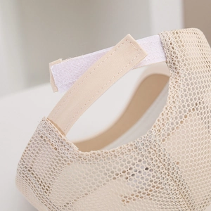 Casquette de baseball en mesh beige réglable pour tout-petits avec protection solaire d'été