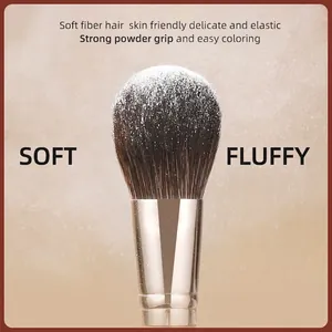 Set mini da 9 pennelli da trucco portatili con setole morbide per un'applicazione perfetta
