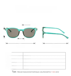 Detailliertes Maβdiagramm der Sonnenbrille mit 147mm Rahmenbreite und 145mm Bügellänge