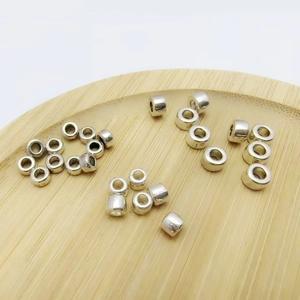 Alloy Spacer Beads Columnar Tube For DIY Jewelry Making Antique Silver Bronze Ethnic Retro Style Jewelry Findings